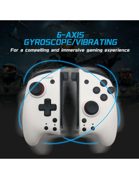 Controlador Joypad Inalámbrico COIORVIS para Switch y iOS16