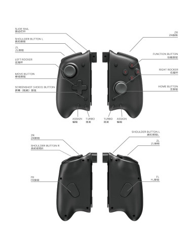 Controlador Joypad Inalámbrico COIORVIS para Switch y iOS16