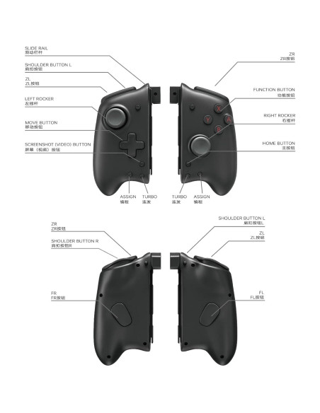 Controlador Joypad Inalámbrico COIORVIS para Switch y iOS16