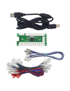 Kit Codificador USB Zero Delay SJ@JX para Joystick LED DIY