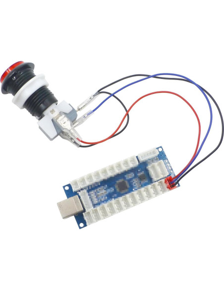 Kit Codificador USB Zero Delay SJ@JX para Joystick LED DIY