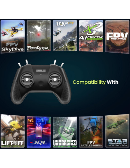 Controlador Remoto STARDRONE S8 para Simulador de Drones FPV