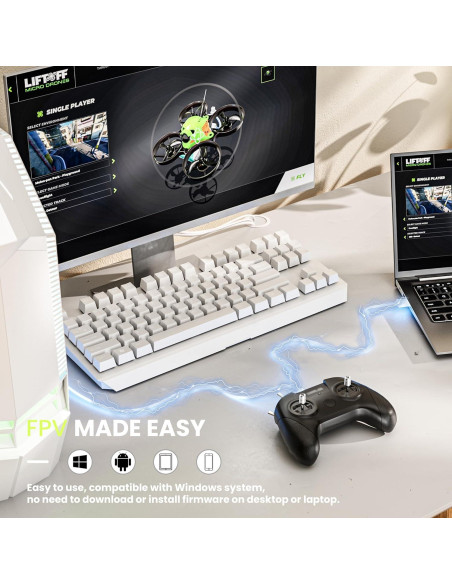 Controlador Remoto STARDRONE S8 para Simulador de Drones FPV