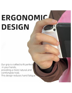 Agarre Ergonómico Joy-Con MystiForge MF112 con Tapas de Pulgar 2