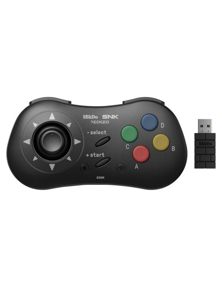 Controlador Inalámbrico 8Bitdo NEOGEO Negro para Windows y Android