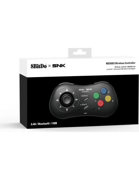 Controlador Inalámbrico 8Bitdo NEOGEO Negro para Windows y Android
