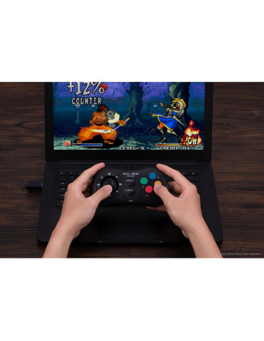 Controlador Inalámbrico 8Bitdo NEOGEO Negro para Windows y Android