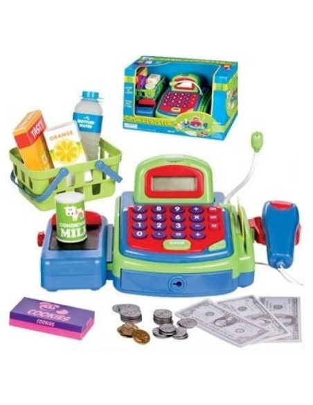 YMCtoys Juguete de Caja Registradora Electrónica con Sonidos