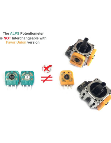 Potenciometro ALPS 10K ElecGear para Joystick PS4, Xbox, Switch Pro
