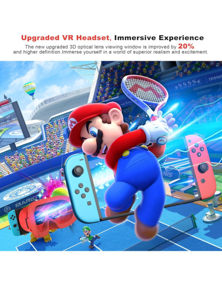 Auriculares VR TIMETOP para Nintendo Switch OLED - Lentes HD Ajustables