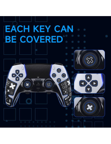 Agarraderas Antideslizantes JEMDO para Controlador PS5 Edge