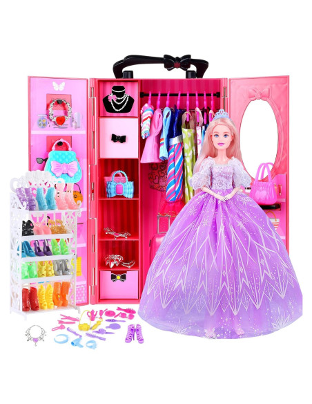 157 Piezas Ropa y Accesorios para Muñecas Vueos 11.5"