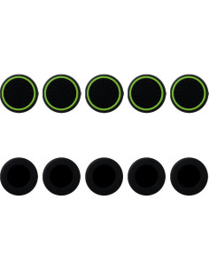Cubiertas de Joystick INGQI 10 Piezas Negro Verde Xbox PS 2