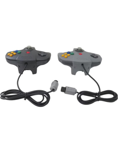 Controlador Clásico Con Cable USonline911 para Nintendo 64 - 2 Pack