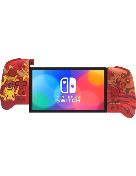 Controlador Split Pad Pro HORI para Nintendo Switch - Pikachu y Charizard - Ergonómico Controlador Split Pad Pro HORI para Nintendo Switch - Pikachu y Charizard - Ergonómico