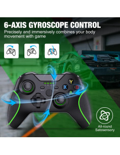 Controlador Inalámbrico HEDYDK para Xbox One y PC Negro 2