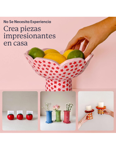 Kit de Cerámica Sculpd - 2 kg Arcilla Secado al Aire