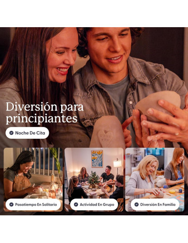 Kit de Cerámica Sculpd - 2 kg Arcilla Secado al Aire