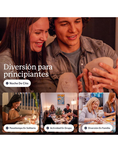 Kit de Cerámica Sculpd - 2 kg Arcilla Secado al Aire