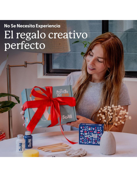 Kit de Cerámica Sculpd - 2 kg Arcilla Secado al Aire