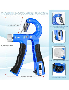 Kit de Entrenador de Fuerza de Agarre ACOTANT GS70 - 5 Piezas 2