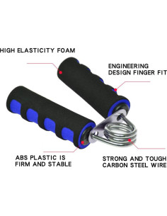 Juego de Fortalecedores de Agarre de Mano Esmartlife 2 Pzas 2
