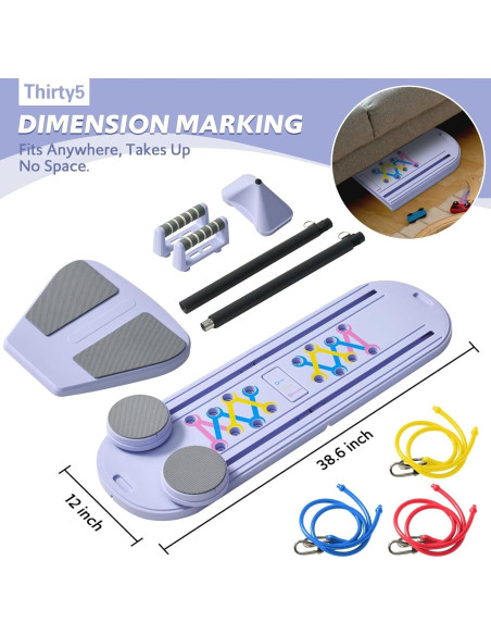 Tabla de Pilates Thirty5 - Reformer Multifuncional 4kg