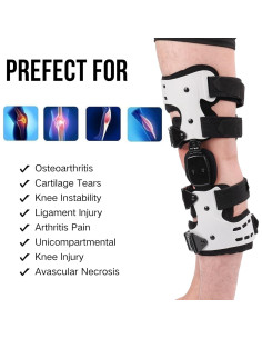 Soporte de Rodilla Unloader Keatifyan Izquierda para Artritis 2