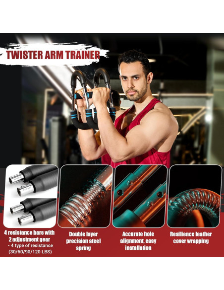 Entrenador de Brazos NOONCRAZY Arm-2 Ajustable 30-120 lbs