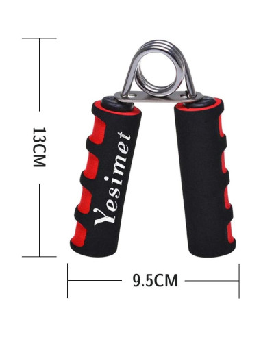 Juego de Fortalecedores de Agarre YESIMET 2 Piezas Rojo