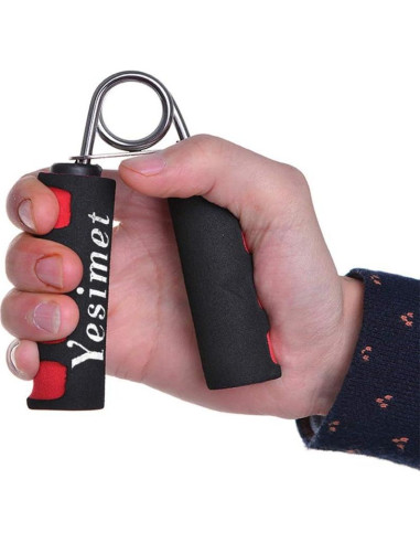 Juego de Fortalecedores de Agarre YESIMET 2 Piezas Rojo