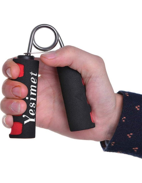 Juego de Fortalecedores de Agarre YESIMET 2 Piezas Rojo