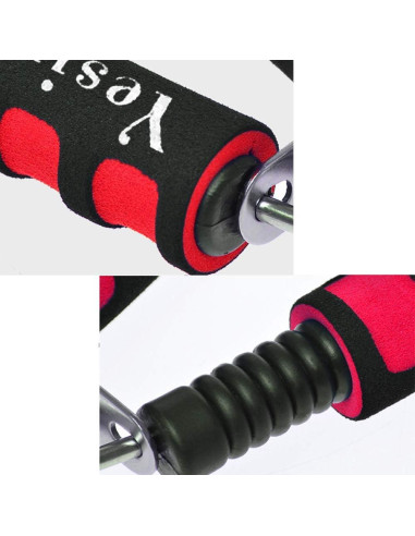 Juego de Fortalecedores de Agarre YESIMET 2 Piezas Rojo