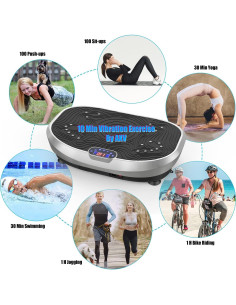 Máquina de Vibración AXV BOAT Plata para Ejercicio 2