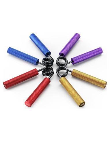 Entrenador de Fuerza de Agarre ZEAGUS 4 Pack 22-90 kg