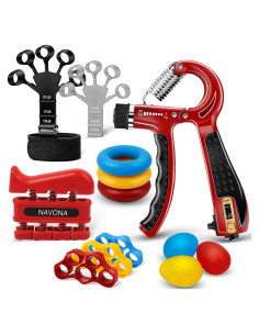 Kit de Entrenador de Fuerza de Agarre Navona 13 Piezas