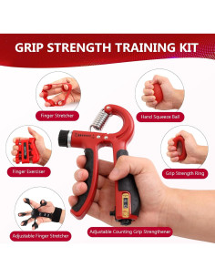 Kit de Entrenador de Fuerza de Agarre Navona 13 Piezas 2