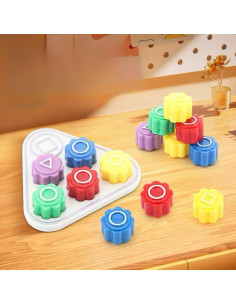 Juego Tradicional Coreano Gonggi CARAVELOVE - Set de Jacks 5 Piezas 2