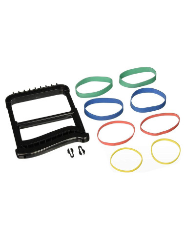 Ejercitador Ergonómico Rolyan para Dedos y Manos, 4 Bandas Progresivas