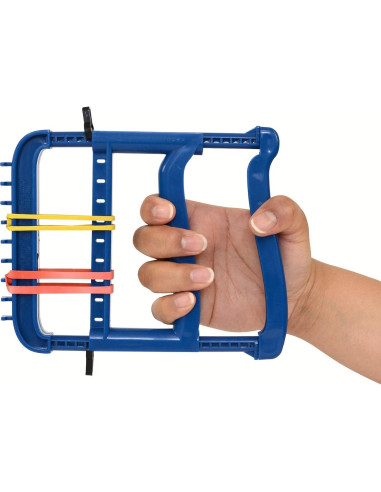 Ejercitador Ergonómico Rolyan para Dedos y Manos, 4 Bandas Progresivas