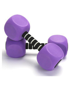 Mancuernas de Agua Outamateur 2Pack EVA 26.9x8.9cm Púrpura