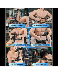 Entrenador de brazos ajustable Jlbrd Mdjlws 27-54 kg - Fitness portátil 2