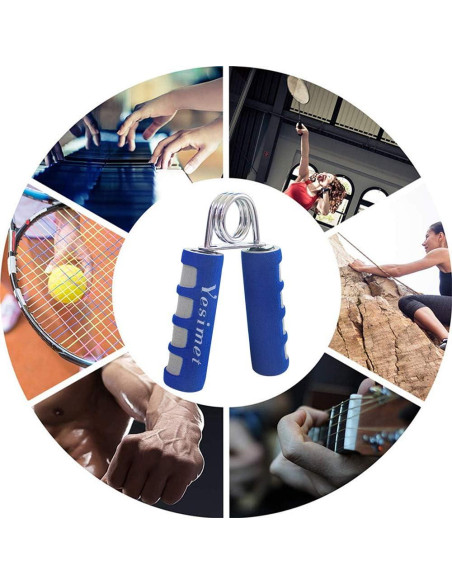 Juego de 2 Agarradores de Mano YESIMET - Fortalecedor de Agarre 20-25LB