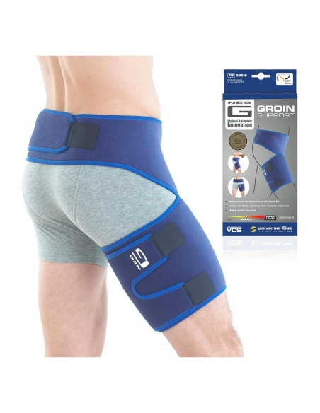 Faja de ingle Neo-G unisex para lesiones de muslo y isquiotibiales