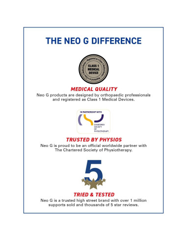 Faja de ingle Neo-G unisex para lesiones de muslo y isquiotibiales