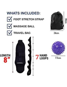 Estirador de pies y pantorrillas Autonomier con bolsa y bola 2