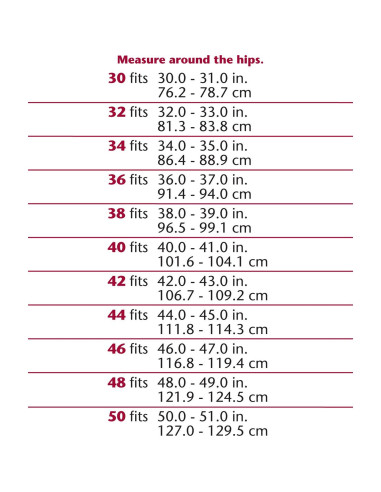 Faja Lumbosacra Truform-OTC 613V, Soporte 91.44 cm Cadera