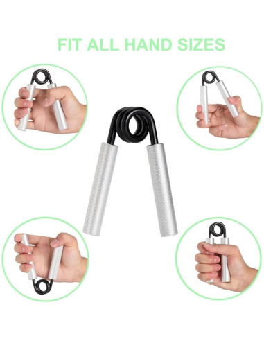 Entrenador de Fuerza de Agarre MARCHMARS 6 Paquetes 45-158kg