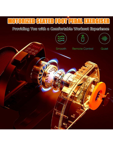 Máquina Elíptica de Escritorio Klwenas Maec Compacta 44.2x40.6cm