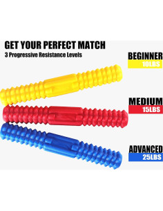 FlexBar TAVIEW para terapia física codo de tenista 25LB 2